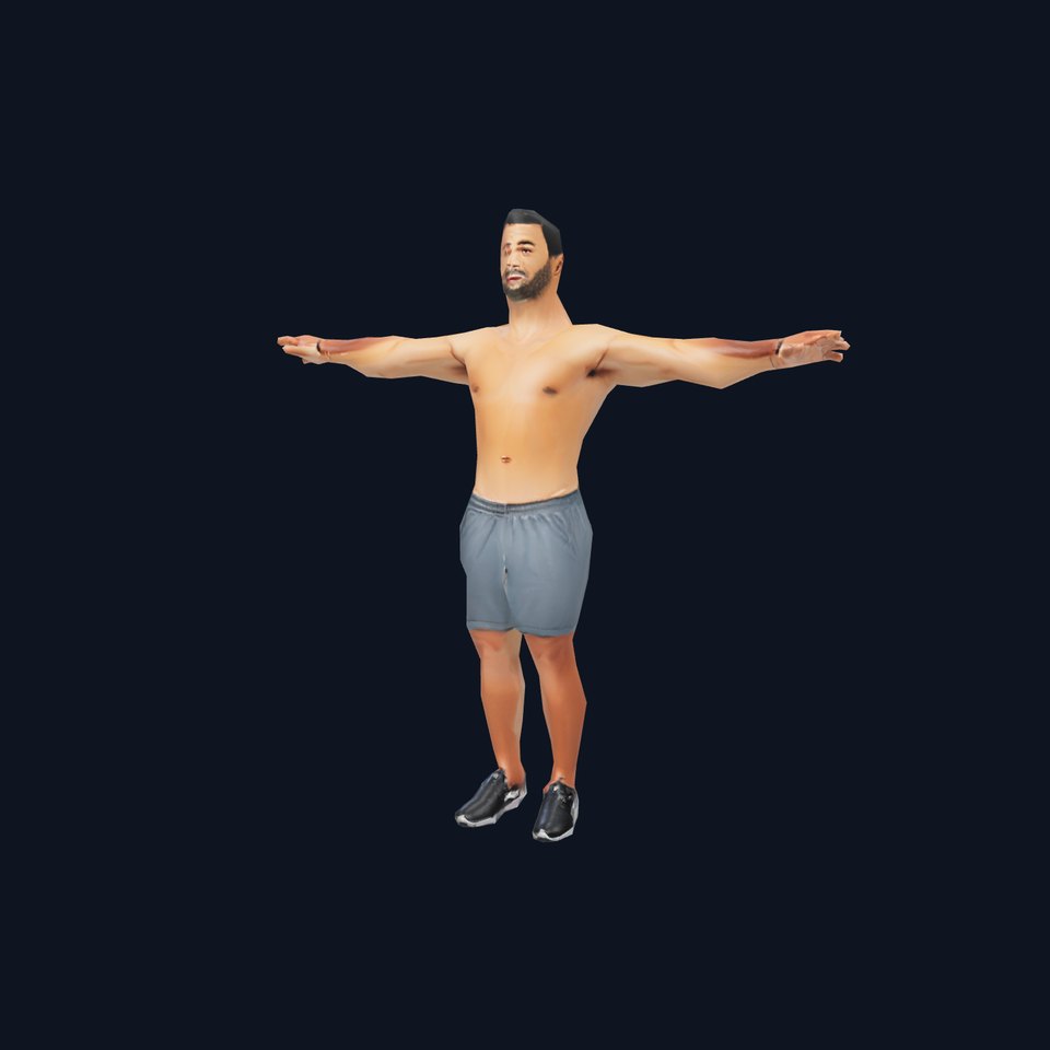 Athletic Male Figure Model Pack with Sportswear
